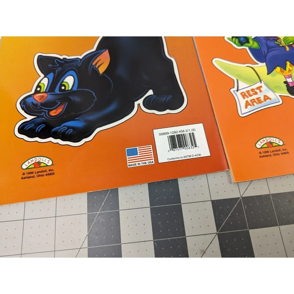 Landolls Halloween Coloring Activity Book Lot of‎ 2 1999 #2